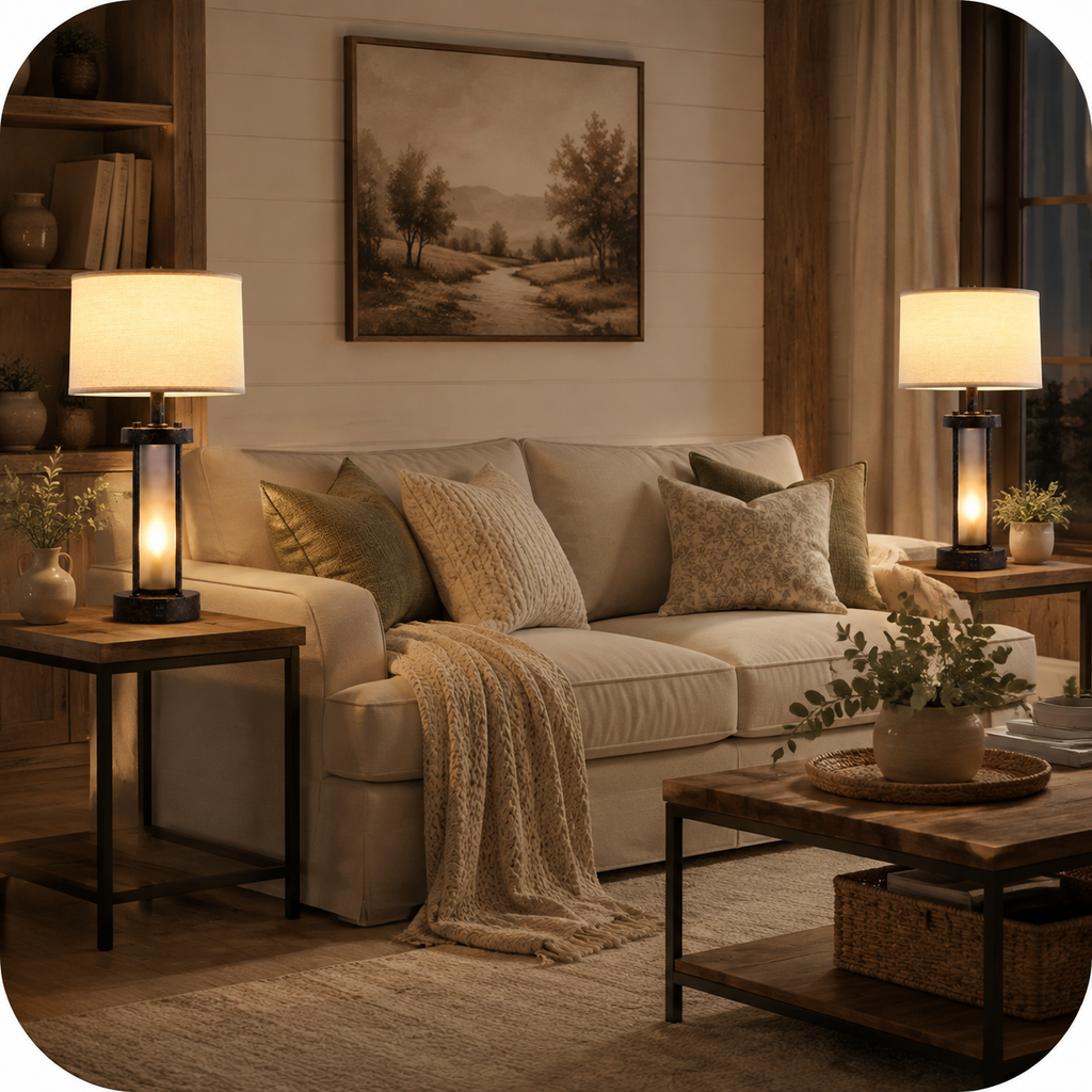 2 Table Lamps