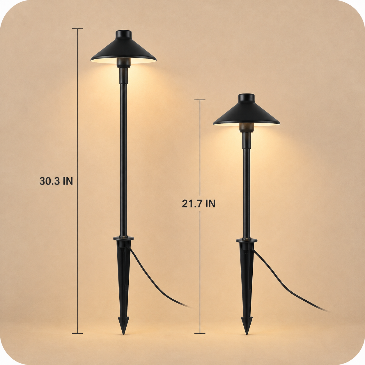 12 Path Lights