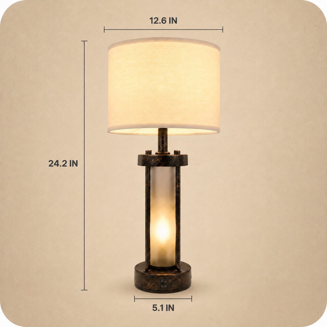 2 Table Lamps