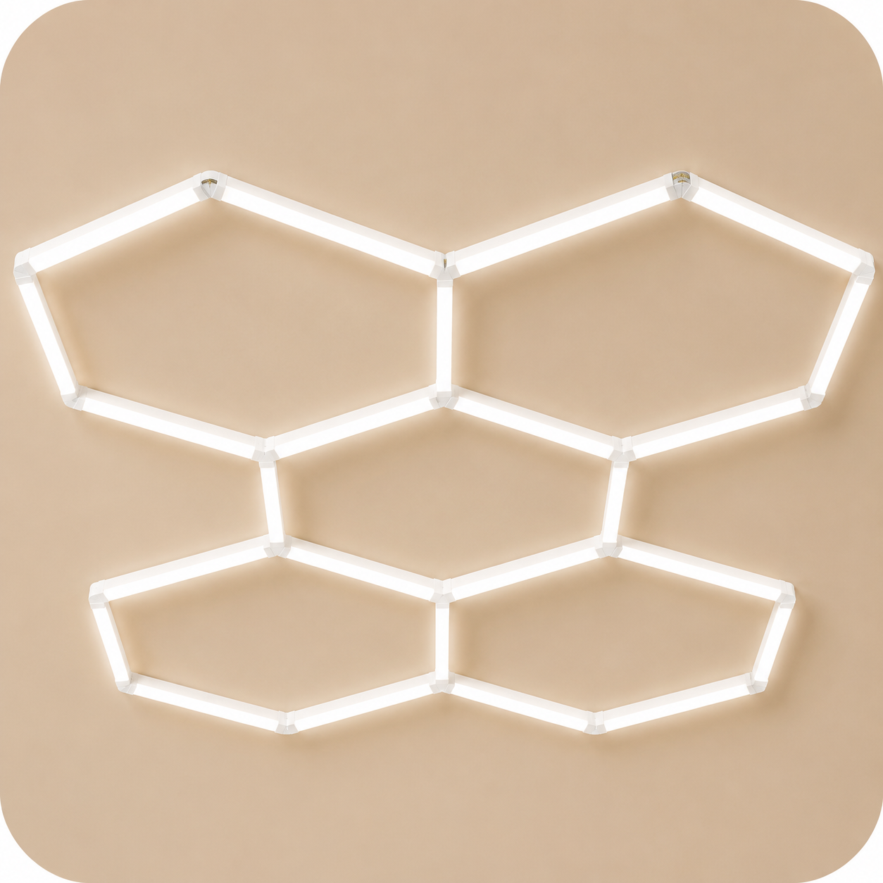 Hexagon Garage Lights