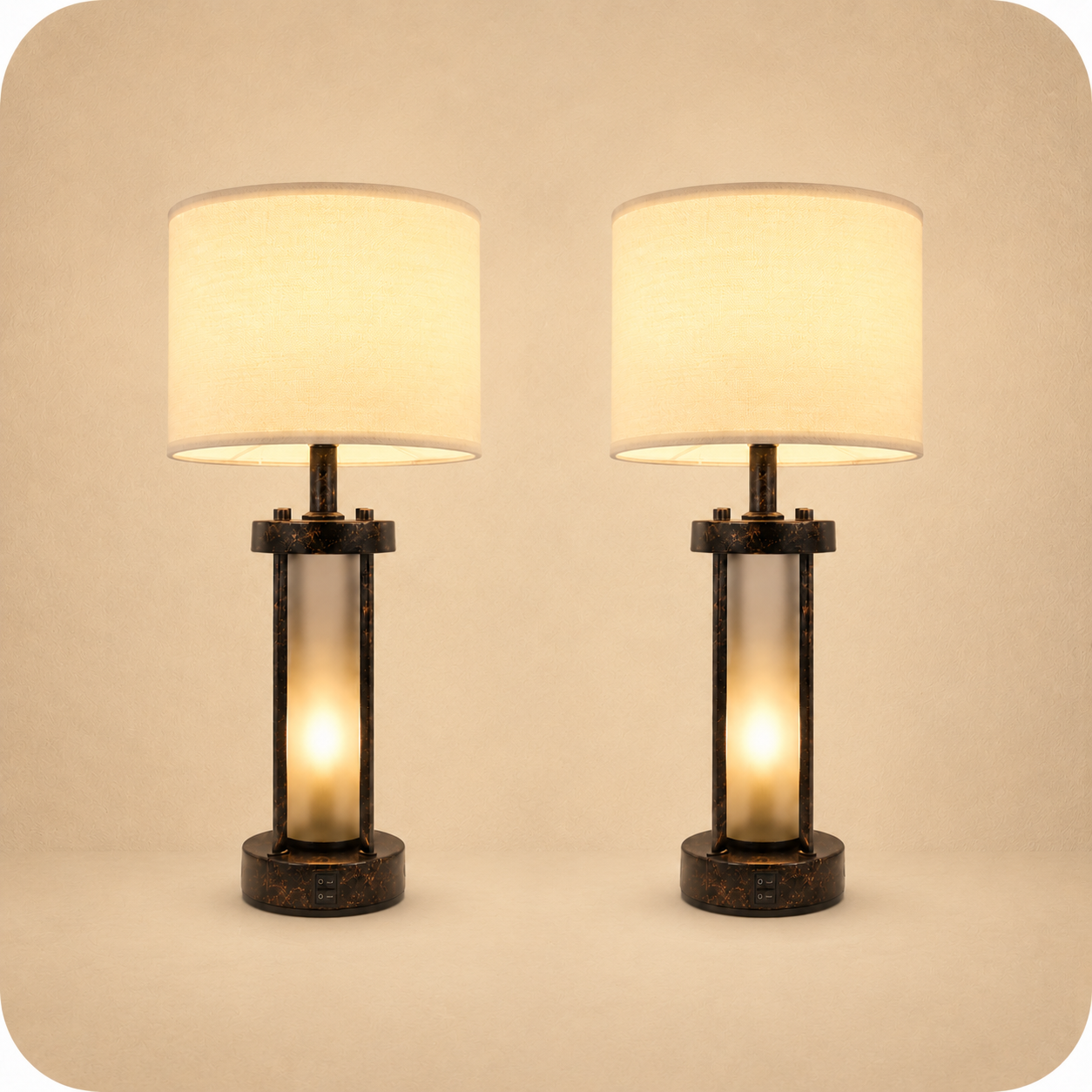 2 Table Lamps