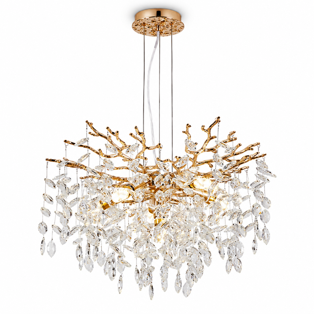 Modern Branch Crystal Chandelier