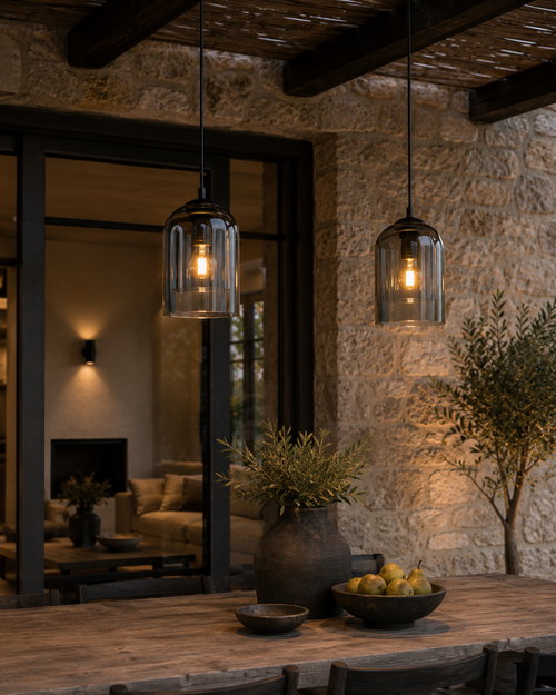 Hanging Glass Pendent Light