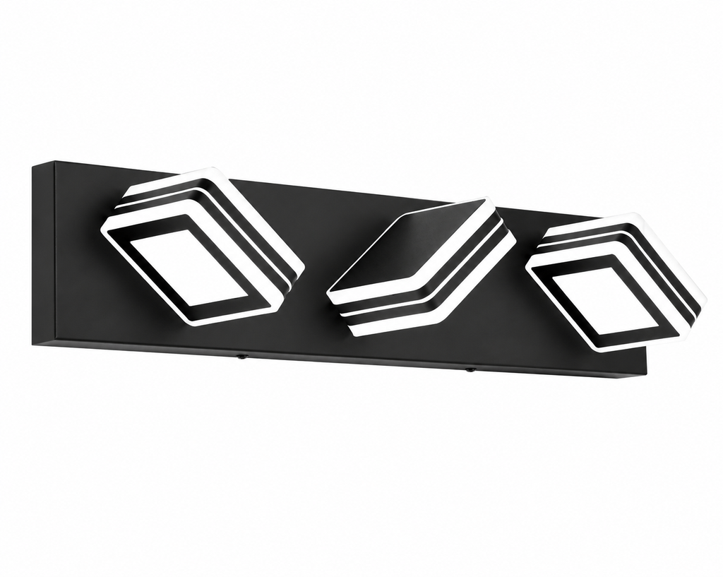 Matte Black Vanity Light