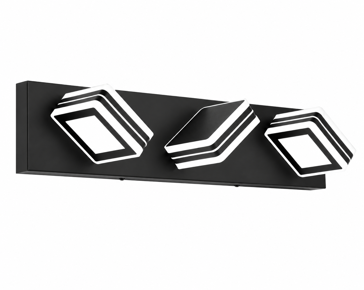 Matte Black Vanity Light