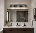 Matte Black Vanity Light