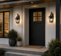 Modern Outdoor Wall Lantern (2-Pack)