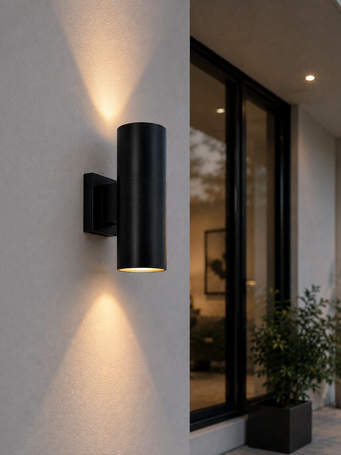 Twin Beam Wall Light