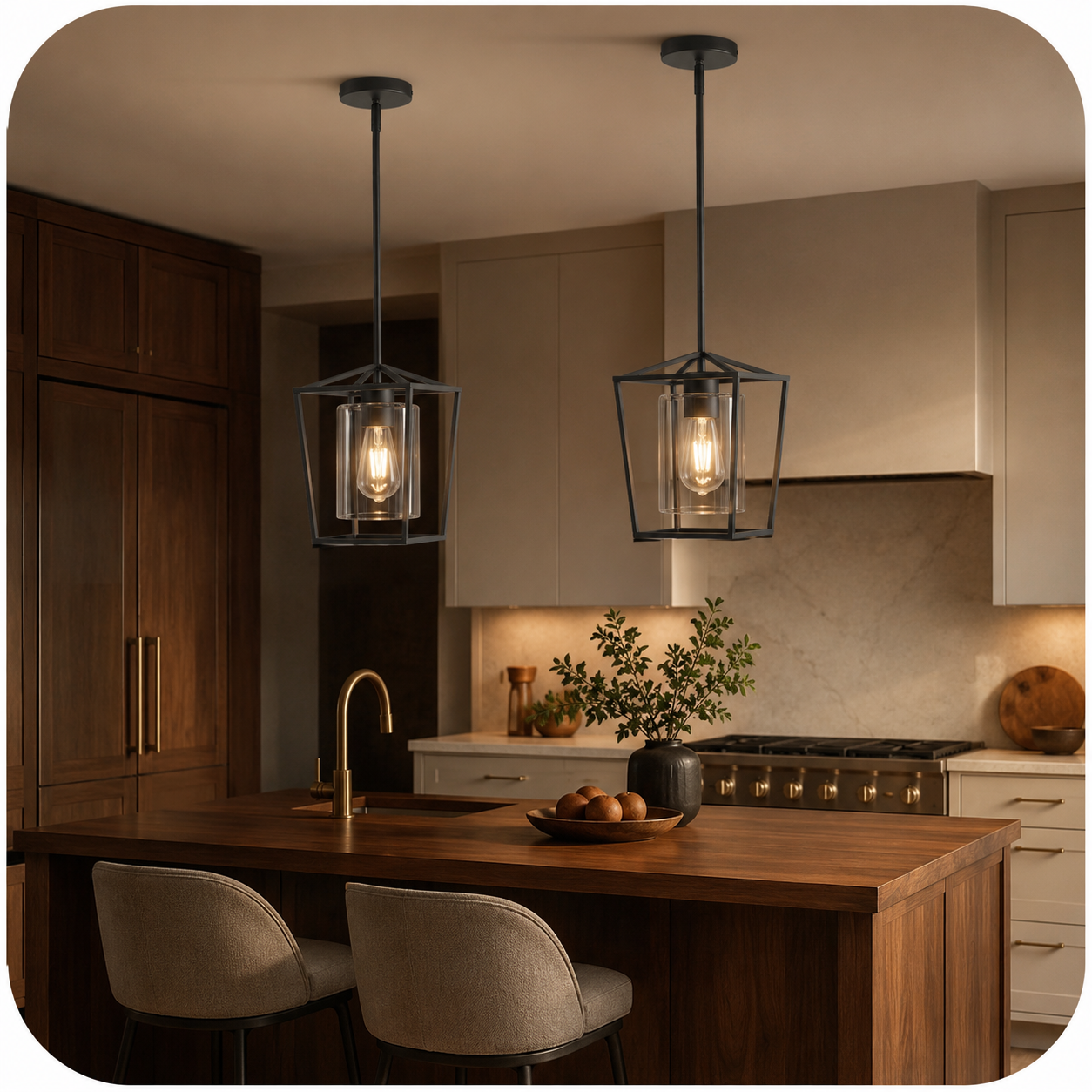 Black Pendant Light