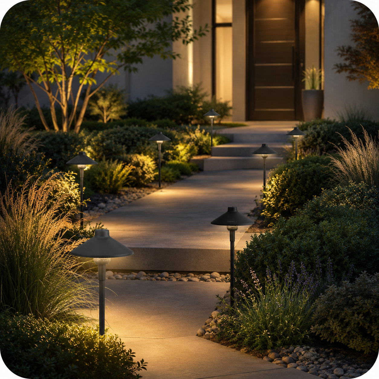12 Path Lights
