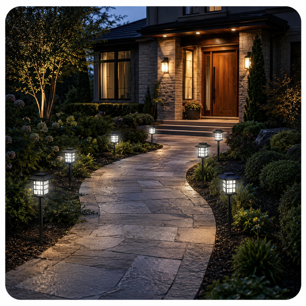 8pcs Solar Lantern Lights