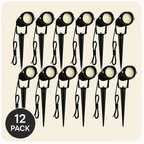 12 Pack LED Landscape Spotlights product view